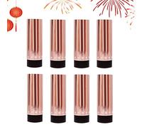 Cannons Lot de 4 Poppers multicolores 11 x 3,7 cm Rouge/bleu/vert/jaune/rose