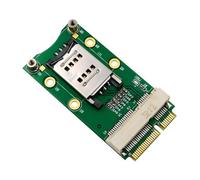 CANNXI Adaptateur PCIE avec fente pour carte 3G WWAN LTE avec support de carte auto-élastique de remplacement pour ordinateur portable
