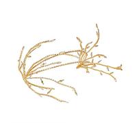 CANNXI Bandeau brillant en forme de feuille pour femme - Léger et luxueux - Fait à la main - Avec feuilles - Accessoires pour cheveux