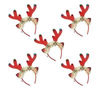 CANNXI Bandeau de Noël clignotant avec lumière LED intégrée pour le Nouvel An Accessoires de cheveux festifs pour fêtes de fin d'année
