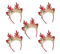 CANNXI Bandeau de Noël clignotant avec lumière LED intégrée pour le Nouvel An Accessoires de cheveux festifs pour fêtes de fin d'année