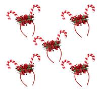 CANNXI Bandeau de Noël clignotant avec lumière LED intégrée pour le Nouvel An Accessoires de cheveux festifs pour fêtes de fin d'année