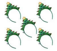 CANNXI Bandeau de Noël clignotant avec lumière LED intégrée pour le Nouvel An Accessoires de cheveux festifs pour fêtes de fin d'année