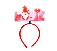 CANNXI Bandeau de Saint-Valentin en feutre pour spectacles de scène, bandeau élégant pour lavage du visage pour femme et fille