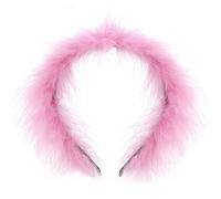 CANNXI Bandeaux pour femme, bandeau à plumes pour bal, mariage, accessoires de cheveux, bandeau en peluche, accessoire de fête, accessoire photo vintage