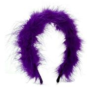 CANNXI Bandeaux pour femme, bandeau à plumes pour bal, mariage, accessoires de cheveux, bandeau en peluche, accessoire de fête, accessoire photo vintage