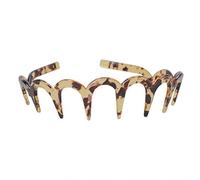 CANNXI Bandeaux pour femmes, bandeau stable en acrylique marron en forme de U, peigne à cheveux, diadème, bijou de tête, cadeau pour filles et femmes