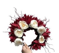 CANNXI Bandeaux pour femmes, guirlandes florales, couronne de fleurs, bandeau de plage, accessoire pour cheveux pour filles