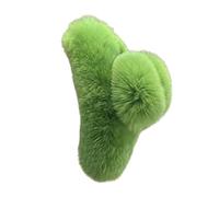 CANNXI Barrette à cheveux tendance élégante - Polyvalente - En forme de fausse fourrure - Pour tenues ludiques et féminines