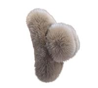 CANNXI Barrette à cheveux tendance élégante - Polyvalente - En forme de fausse fourrure - Pour tenues ludiques et féminines