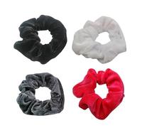 CANNXI Chouchous en velours avec poche zippée pour femmes et filles - Accessoires colorés pour queue de cheval