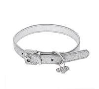 CANNXI Collier pour femme, collier réglable en corde pour chien avec strass, collier en cuir synthétique pour chien de petite et moyenne taille