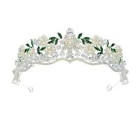 CANNXI Couronne de fleurs élégante en strass avec détails en diamant