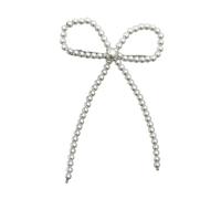 CANNXI Élégante barrette à cheveux avec nœud en perles de style français - Accessoire de cheveux pour femme