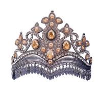 CANNXI Élégante couronne de feuilles en alliage pour cheveux ethniques pour femmes et filles, mariages, fêtes et occasions spéciales