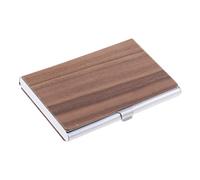CANNXI Ensemble de présentoirs à bijoux, fait à la main en bois naturel avec porte-cartes de visite, carte de visite, carte de crédit pour étui