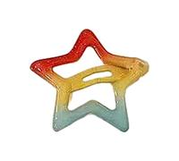 CANNXI Épingle à cheveux en métal étoile à cinq branches - Barrettes pour fille - Pince latérale pour enfants - Décoration de cheveux - Accessoires pour cheveux