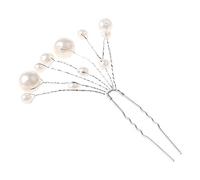 CANNXI Épingle à cheveux florale avec perles synthétiques pour femme