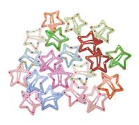 CANNXI Épingle à cheveux pour enfants - Couleur unie - Géométrique - Étoile BB - Clip simple pour étudiants - Accessoires de cheveux cassés - Élégante barrette