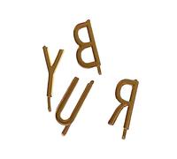 CANNXI Épingles à cheveux en forme de lettre pour femme et fille - Accessoire de cheveux élégant pour femme et fille