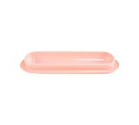 CANNXI Gamelles pour animaux de compagnie, gamelles pour nourriture, eau, bol incliné à 15 °, 34,5 cm de long, gamelle pour animal domestique, en plastique, facile à nettoyer