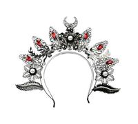 CANNXI Halos Couronne Bandeau Strass Coiffe Femme Vierge Coiffure Tiaras Cheveux Hoop Mariage Fête Accessoires Cheveux