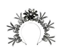 CANNXI Halos Couronne Bandeau Strass Coiffe Femme Vierge Coiffure Tiaras Cheveux Hoop Mariage Fête Accessoires Cheveux