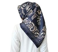 CANNXI Hijab Malaisie 22 couleurs pour femme, imitation soie, géométrique, floral, squ