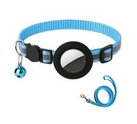 CANNXI Laisse pour chien, chat, collier réfléchissant pour animal domestique avec support et pour petits chats, chiens, chiots, collier de suivi GPS
