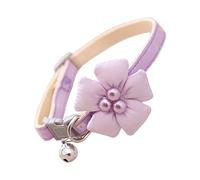 CANNXI Laisse pour chien, collier pour chien femelle, décorations florales, colliers avec boucle détachable en métal