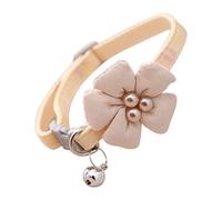 CANNXI Laisse pour chien, collier pour chien femelle, décorations florales, colliers avec boucle détachable en métal