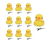 CANNXI Lot de 10 épingles à cheveux mignonnes en forme de canard pour enfants et femmes - Accessoire de coiffure pour fille