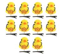 CANNXI Lot de 10 épingles à cheveux mignonnes en forme de canard pour enfants et femmes - Accessoire de coiffure pour fille