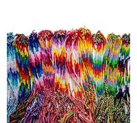 CANNXI Lot de 100 bracelets d'amitié multicolores tressés pour femme, bijoux en coton pour fille