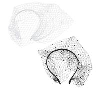 CANNXI Lot de 2 bandeaux élégants en cristal pour femme, ornement de mariage, bibi élégant pour les fêtes