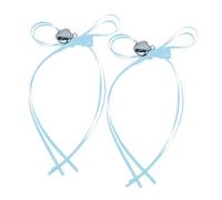 CANNXI Lot de 2 barrettes à cheveux en forme de cœur avec nœud en ruban, confortables et colorées, ornement pour femmes et enfants