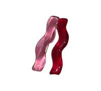 CANNXI Lot de 2 épingles à cheveux géométriques en acétate pour femme