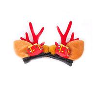 CANNXI Lot de 2 pinces à cheveux de Noël pour enfants, épingles à cheveux pour enfants, filles, décoration de fête de Noël