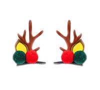 CANNXI Lot de 2 pinces à cheveux de Noël pour enfants, épingles à cheveux pour enfants, filles, décoration de fête de Noël
