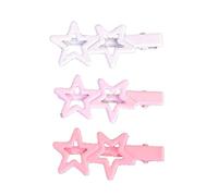 CANNXI Lot de 3 pinces à cheveux en forme d'étoile à cinq branches dégradées pour fille