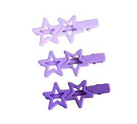 CANNXI Lot de 3 pinces à cheveux en forme d'étoile à cinq branches dégradées pour fille