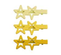 CANNXI Lot de 3 pinces à cheveux en forme d'étoile à cinq branches dégradées pour fille