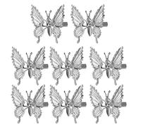 CANNXI Lot de 8 pinces à cheveux papillon en métal pour femmes et filles