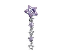 CANNXI Pince à cheveux avec pendentif en forme d'étoile avec pentastar - Barrette à cheveux colorée pour filles