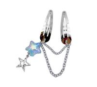 CANNXI Pince à cheveux avec pendentif en forme d'étoile avec pentastar - Barrette à cheveux colorée pour filles