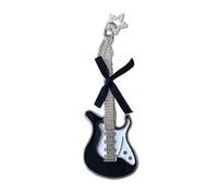 CANNXI Pince à cheveux en forme de guitare, épingle à cheveux tendance avec étoile décorative, jolis nœuds pour filles, ornements rétro punk