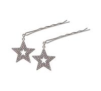 CANNXI Pince à cheveux en forme d'étoile en forme de diamants pour enfants - Pinces à cheveux en métal pailleté - Accessoires de coiffure pour filles
