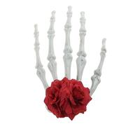 CANNXI Pince à cheveux gothique avec tête de mort - Accessoire de cheveux unique pour femme et fille