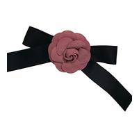 CANNXI Pince à cheveux sophistiquée avec nœud camélia, jolie épingle à cheveux florale pour femme, pour mariage, bal de fin d'année, fête