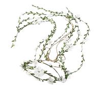 CANNXI Serre-tête à fleurs fait à la main - Style bohème - Couronne de vigne - Accessoire de cheveux de mariage pour femme